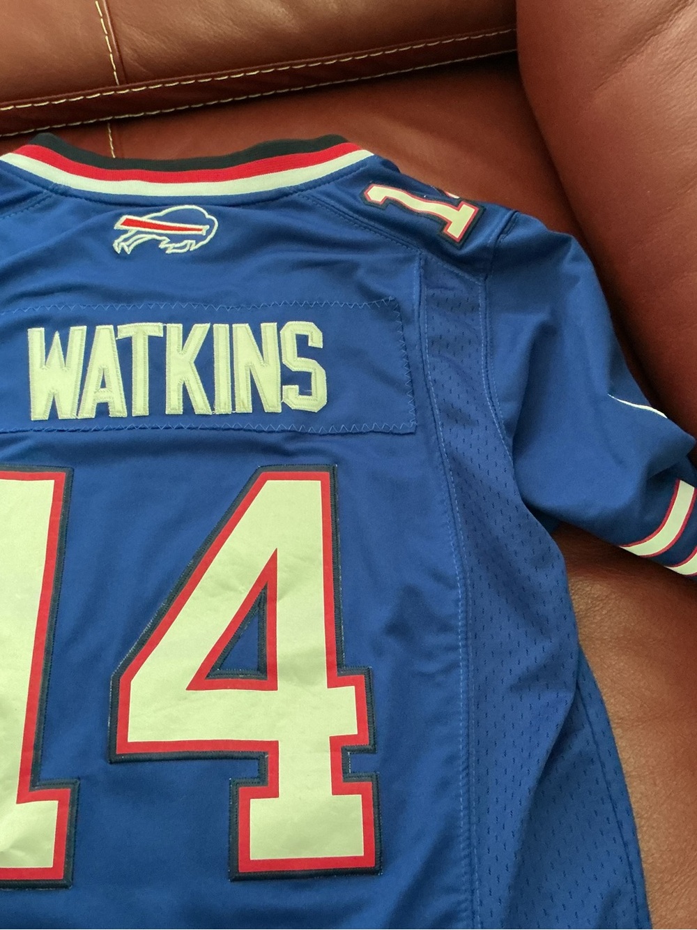Buffalo Bills #14 Watkins Blue Football Jersey NIKE